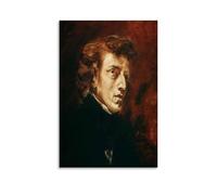 Frederic Chopin By Eugene Delacroix Picture Print Wall Art Canvas Decor Homes Decorative 24x36inch(60x90cm)