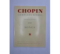 Frédéric Chopin-Complete Works Volume 17 - Songs-Vocal and Piano-Vocal Album