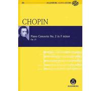 Frederic Chopin: Piano Concerto No. 2 in F Minor/F-Moll, Op. 21 [With CD (Audio)
