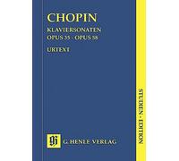 FREDERIC CHOPIN : SONATES POUR PIANO OP. 35 ET OP. 58 (POCHE)