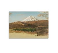 Frederic Edwin Church（Francisco Goya（Studies of Mount Chimborazo, Ecuador）artistic Creations Poster）artistic Creations Poster Picture Print Wall Art Canvas Artworks Room Aesthetic 16x24inch(40x60cm)