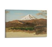 Frederic Edwin Church（Francisco Goya（Studies of Mount Chimborazo, Ecuador）artistic Creations Poster）artistic Creations Poster Picture Print Wall Art Canvas Artworks Room Aesthetic 16x24inch(40x60cm)