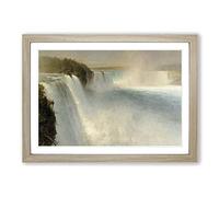 Frederic Edwin Church Niagara Falls Framed Print | A2 Oak Framed Wall Art | Ready to Hang | Modern Religious Picture | Living Room Bedroom Lounge Office