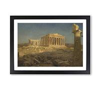 Frederic Edwin Church Parthenon Framed Print | A2 Oak Framed Wall Art | Ready to Hang | Modern Religious Picture | Living Room Bedroom Lounge Office