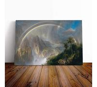 Frederic Edwin Church Rainy Season in The Tropics Canvas Print | Gallery Wrapped 30mm Frame Wall Art | 30x20 inches | Ready to Hang | Modern Cityscape Picture | Living Room Bedroom Lounge Office