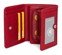 Frédéric Johns - Coin Purse + Banknote Compartment - 8 Separate Compartments - Euro Coin Purse - Women's or Men's Coin Purse - High Quality - Gift Idea, Red 1, Taille unique, Single