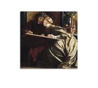 Frederic Leighton Art Poster The Painter's Honeymoon Painting On Canvas Wall Art Scroll Picture Print Living Room Walls Decor Homes 28x28inch(70x70cm)