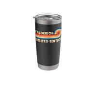 Frederica Retro 70s 80s Sunset Stripe Stainless Steel Insulated Tumbler