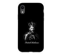 Frederick Barbarossa Medieval King Emperor Portrait Case for iPhone XR