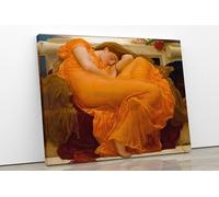 Frederick Blair Leighton Flaming June Modern Framed Canvas Wall Art Picture Poster Print New