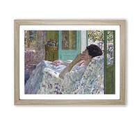 Frederick Carl Frieseke Afternoon in the Yellow Room Framed Print A3 Oak