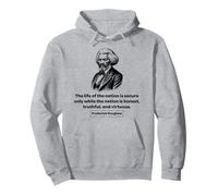 Frederick Douglass A Man's Rights Rest in Three Boxes Pullover Hoodie