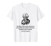 Frederick Douglass A Man's Rights Rest in Three Boxes T-Shirt