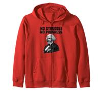 Frederick Douglass No Struggle means No Progress Zip Hoodie