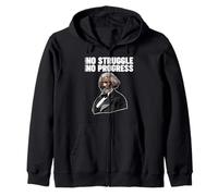 Frederick Douglass No Struggle means No Progress Zip Hoodie