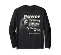 Frederick Douglass Power Concedes Nothing Long Sleeve T-Shirt
