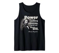 Frederick Douglass Power Concedes Nothing Tank Top