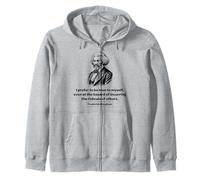 Frederick Douglass True to Myself Zip Hoodie