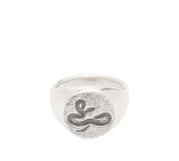 Frederick Grove Snake Signet Ring Silver T