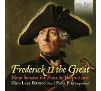 FREDERICK THE GREAT:NINE SONATAS FOR FLUTE & HARP CD NEW