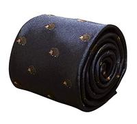 Frederick Thomas navy blue men-s tie with hedgehog cute design classic necktie novelty him gift-s birthday prime sale classic neck 20 sets 40-th animal 30-th pounds ties dad 50-th best under