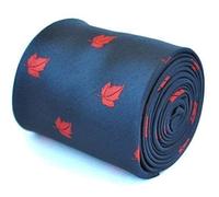 Frederick Thomas navy blue tie with canadian maple leaf design Canada