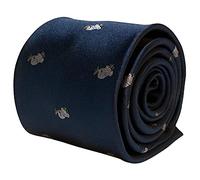Frederick Thomas Navy Men’s Tie with Cute Koala Bear Embroidered Design, classic 8cm width 147cm Length Classic Novelty Necktie Ideal for Office, Weddings, Parties or Birthday Gift