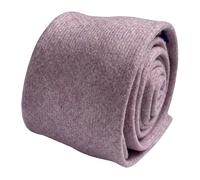 Frederick Thomas Speckled Light Purple Lilac Aubergine Wool Necktie, 7 cm Width, 147 cm Length, British Design and Seller
