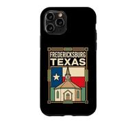Fredericksburg Texas Flag Pioneer Church Vintage Art Case for iPhone 11 Pro