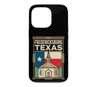 Fredericksburg Texas Flag Pioneer Church Vintage Art Case for iPhone 13 Pro