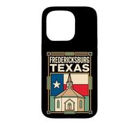Fredericksburg Texas Flag Pioneer Church Vintage Art Case for iPhone 15 Pro