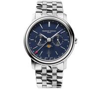 Frederique Constant Classics Business Timer FC-270N4P6B - Man - 40 mm - Analogue - Quartz - Sapphire Glass Blue 22 mm