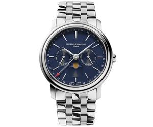 Frederique Constant Classics Business Timer FC-270N4P6B - Man - 40 mm - Analogue - Quartz - Sapphire Glass Blue 22 mm