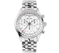 Frederique Constant Classics Chronograph FC-296SW5B6B - Man - 40 mm - Analogue - Quartz - Sapphire Glass White 20 mm