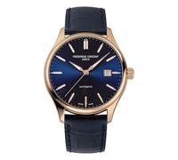 Frederique Constant Classics Men's Blue Leather Strap Watch