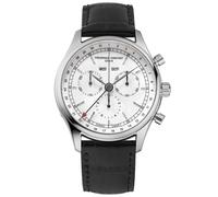 Frederique Constant Classics Quartz Chronograph FC-296SW5B6 - Man - 40 mm - Analogue - Quartz - Sapphire Glass White 20 mm