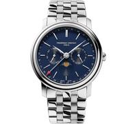 Frederique Constant Classics Business Timer FC-270N4P6B - Man - 40 mm - Analogue - Quartz - Sapphire Glass Blue 22 mm