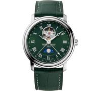 Frederique Constant Mens Classic Heart Beat Moonphase Green Dial Watch FC-335MCGRW4P26