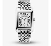 Frederique Constant Ladies Carree Small Seconds Silver Tone Watch FC-235S2C6B