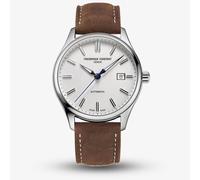 Frederique Constant Classics Men's Brown Leather Strap Watch