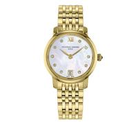 Frederique Constant Slimline Ladies' Diamond & Gold Tone Bracelet Watch