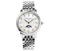 Frederique Constant Women's Analogue Quartz Watch with Stainless Steel Strap FC-206MPWD1S6B