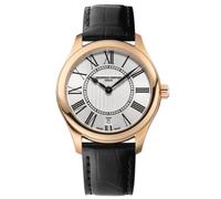 Frederique Constant Women's Analogue Swiss Quartz Watch with Leather Strap FC-220MS3B4