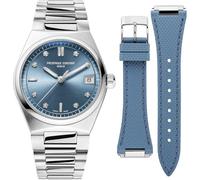Frederique Constant Women's Analogue Swiss Quartz Watch with Stainless Steel Strap FC-240LND2NH26B
