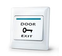 Fredorlokk Door Access Control System 86mmx86mm 36V3A Surface Mount Exit Button, Momentary Contact Door Operator Accessory