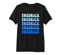 Fredrick Retro Name Stack Design Premium T-Shirt