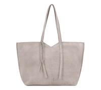 FredsBruder All About Beads Shopper Bag Leather 39 cm gray