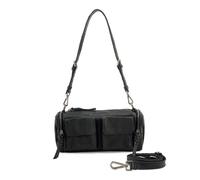 FredsBruder All My Pockets Shoulder Bag Genuine Leather 24 cm black