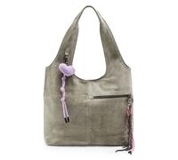 FredsBruder Beautiful Mess Shoulder Bag Leather 40 cm gray