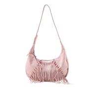FREDsBRUDER Best to Come Round Hobo Bag Powder Rose / Fringes